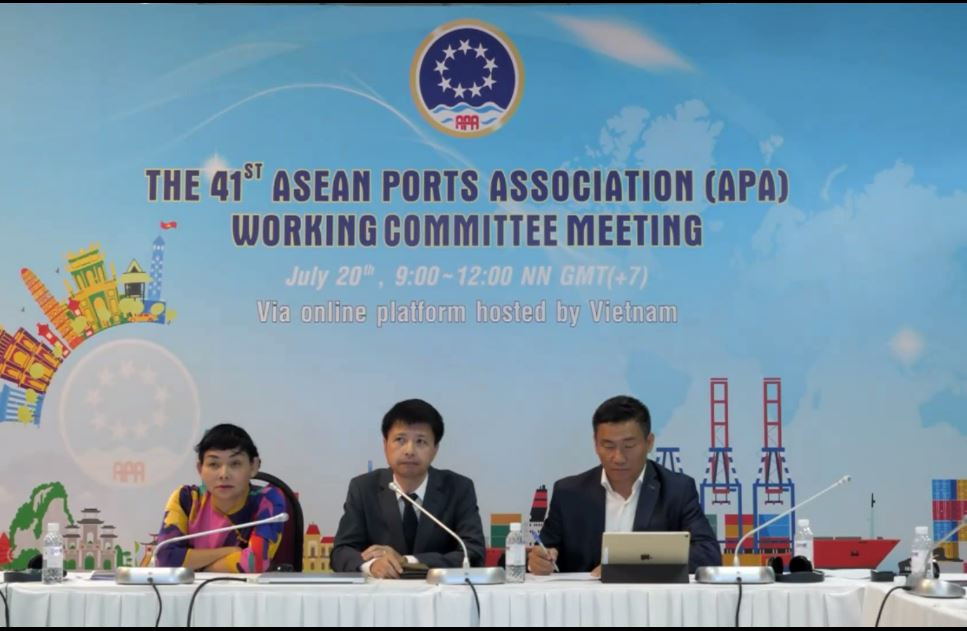 THE ASEAN PORTS ASSOCIATION (APA) CONDUCTS ITS 41st WORKING COMMITTEE MEETING (WCM) VIA ONLINE PLATFORM